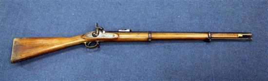 A Victorian two band percussion musket,